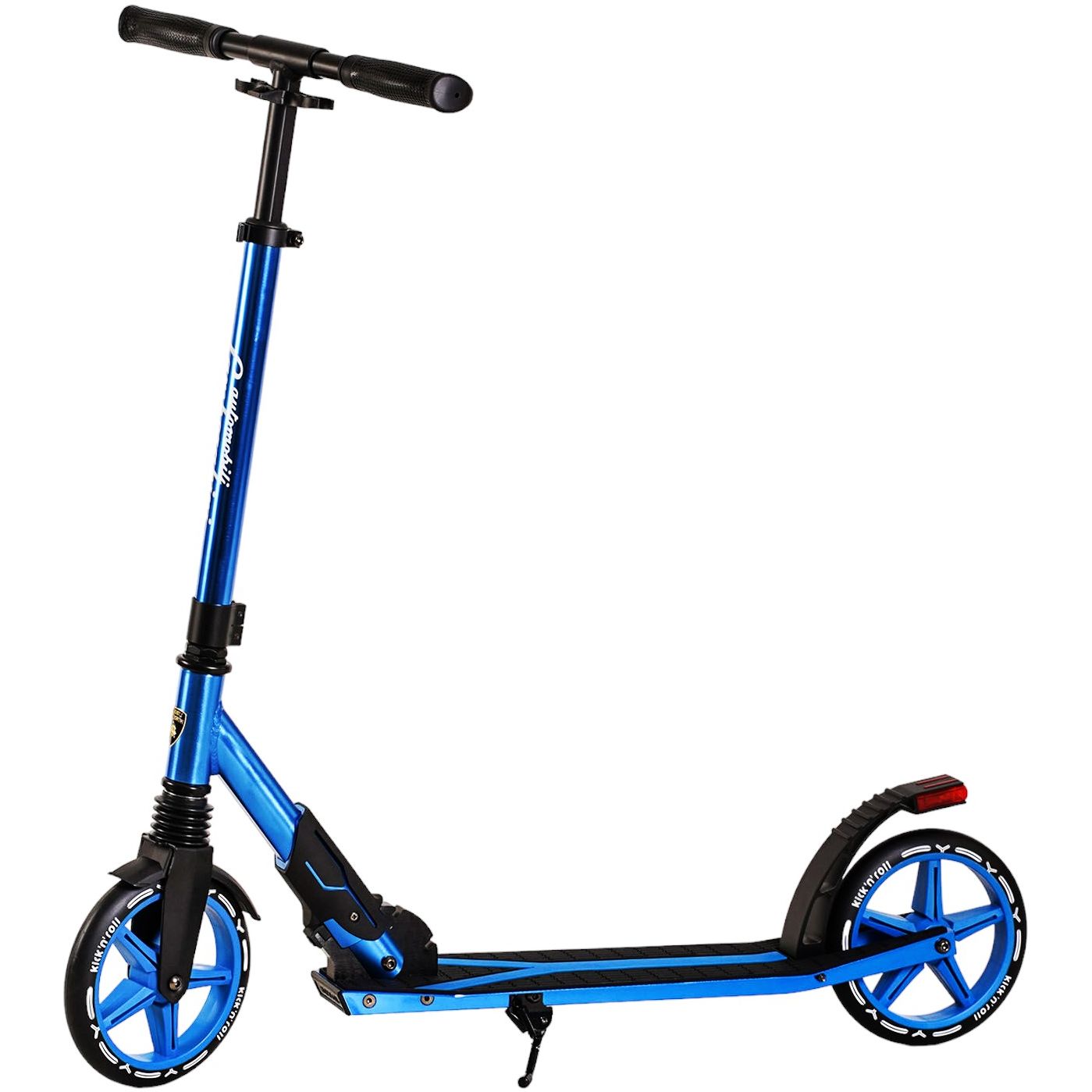 Самокат Best Scooter 57х12х85-105 см Блакитний 000231362 - фото 1