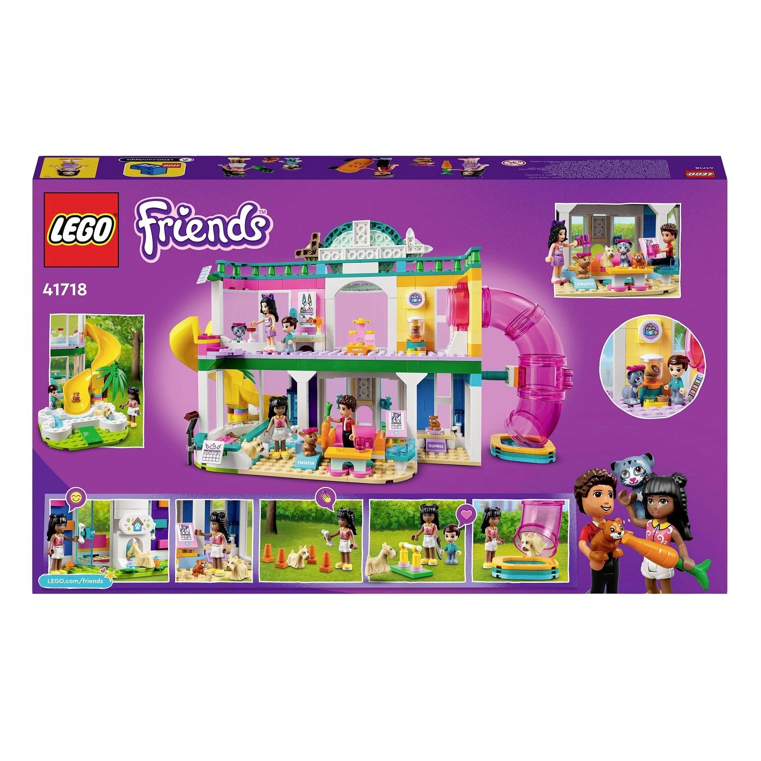 Конструктор LEGO Friends Зоогостиница, 593 деталей (41718) - фото 2