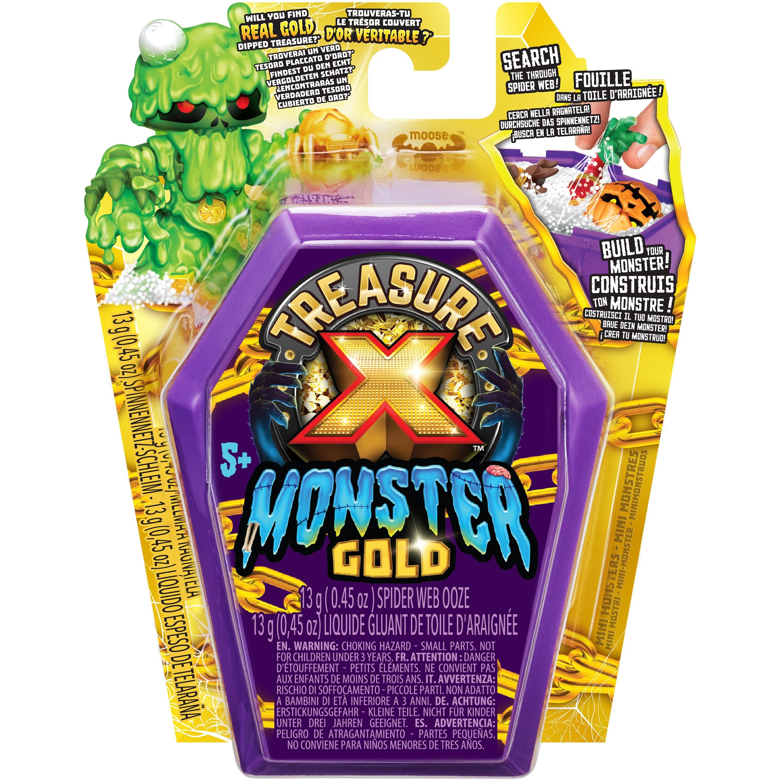Игровой набор Treasure X Monster Gold Мини-фигурка в гробу (123402) - фото 1