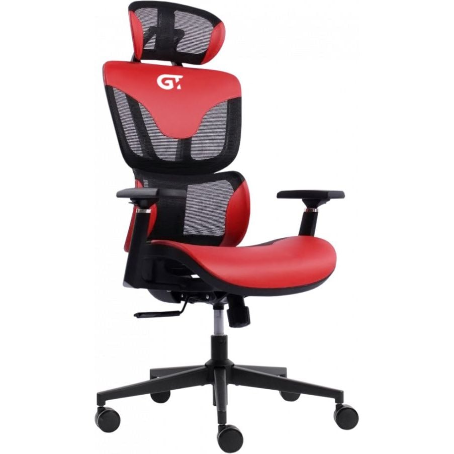 Геймерское кресло GT Racer черное с красным (X-6005 Black/Red) - фото 2