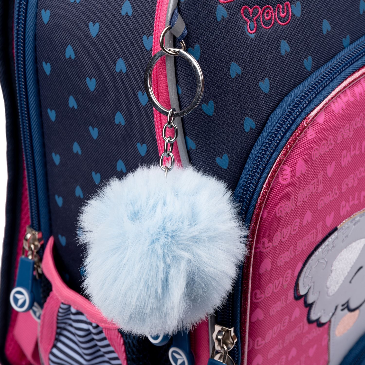 Рюкзак каркасний Yes S-78 Hi koala, синий с розовым (551798) - фото 11