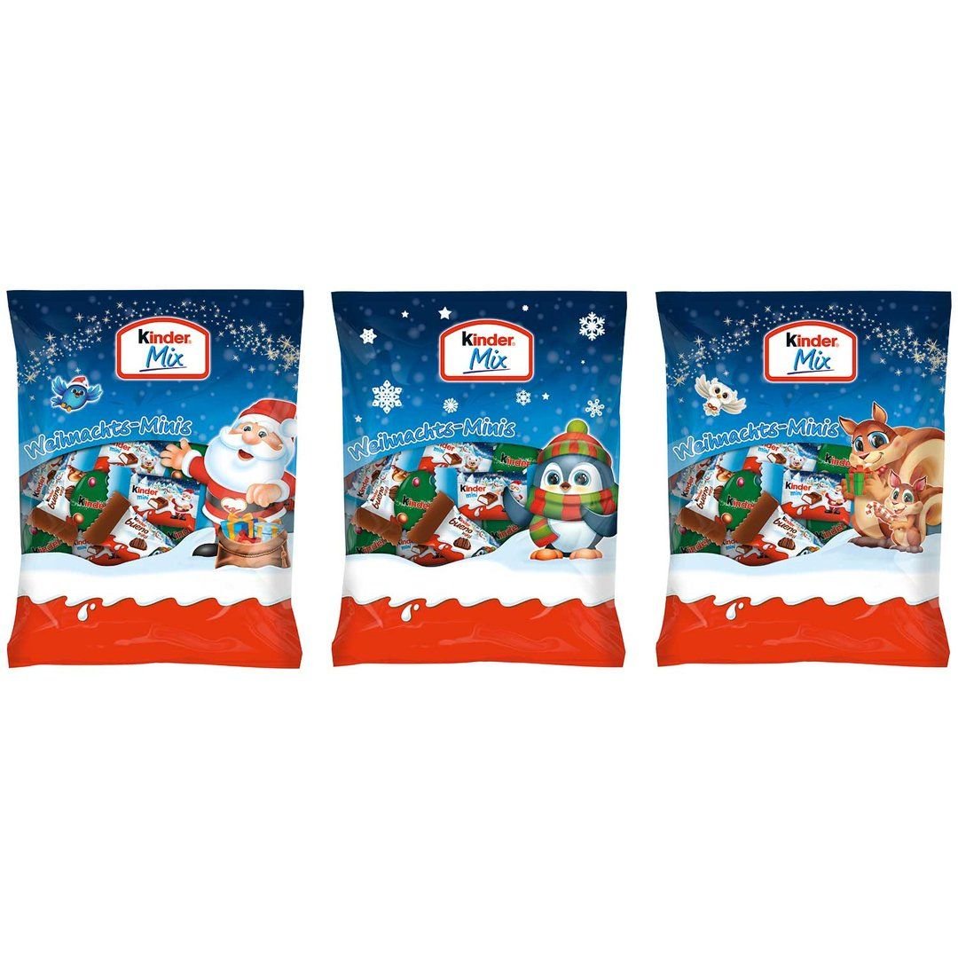 Набір цукерок Kinder Mix Beutel Weihnachts-Minis, в асортименті 153 г (894561) - фото 1