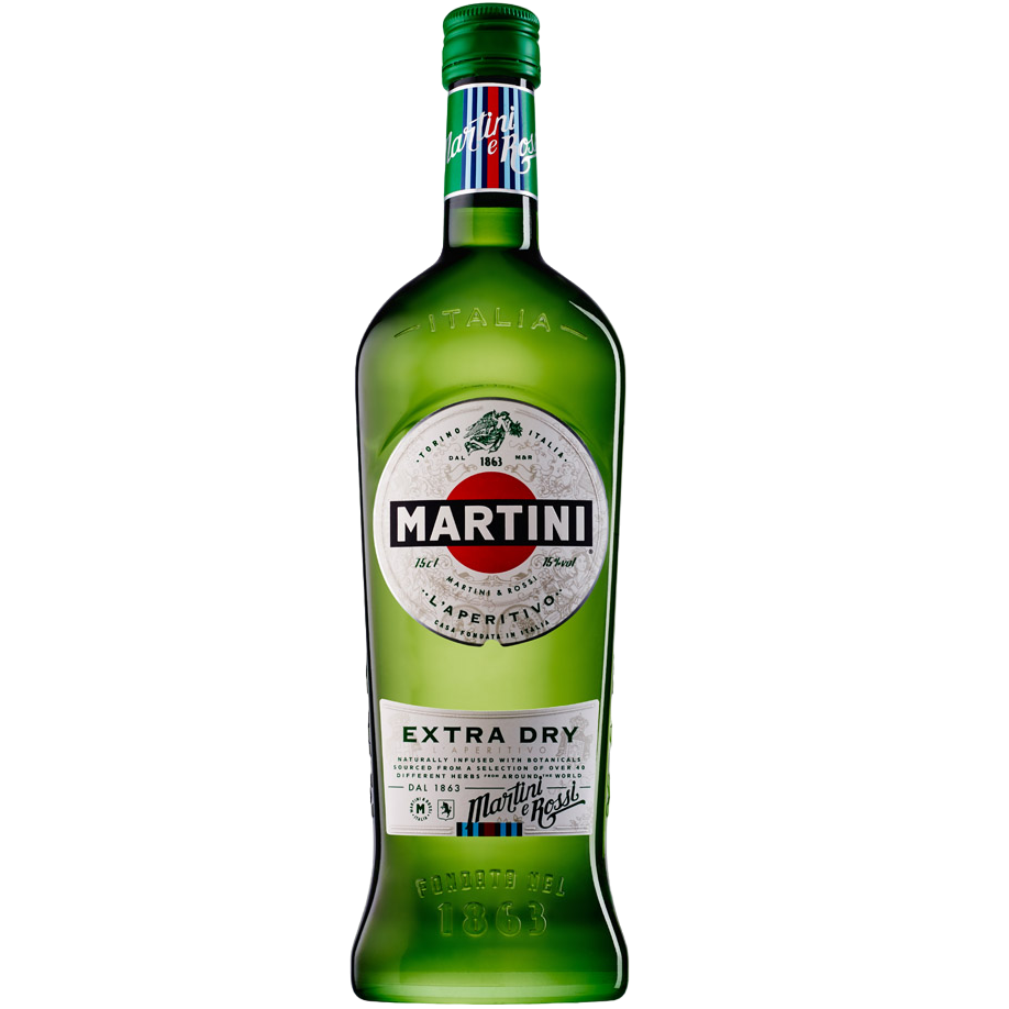 Вермут Martini Extra Dry, 18%, 1 л (31536) - фото 1