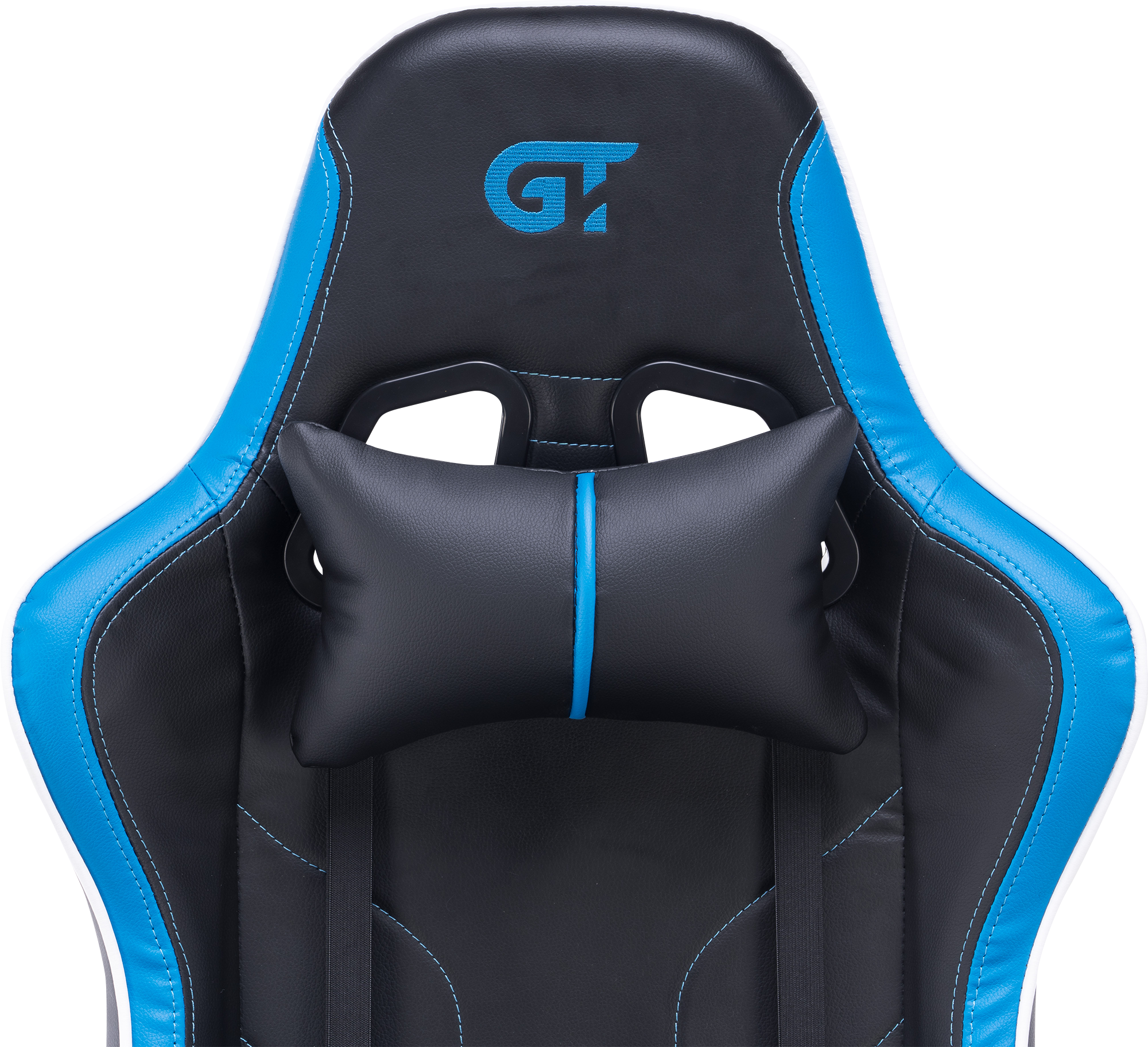 Геймерское кресло GT Racer черное с синим (X-2528 Black/Blue) - фото 10