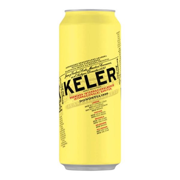 Пиво Keler Lager, светлое, фильтрованное, 6,2%, ж/б, 0,5 л (787867) - фото 1