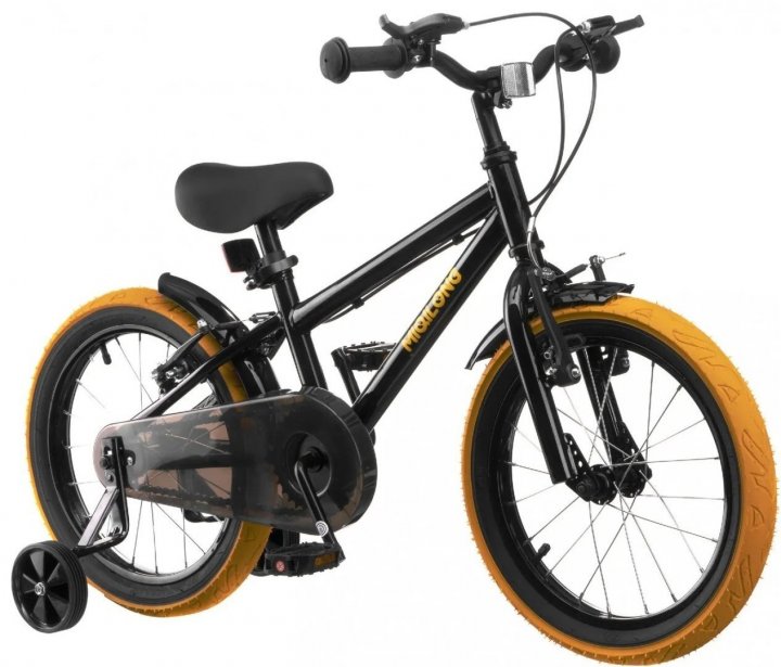 Детский велосипед Miqilong ST Черный 16 (ATW-ST16-BLACK) - фото 1