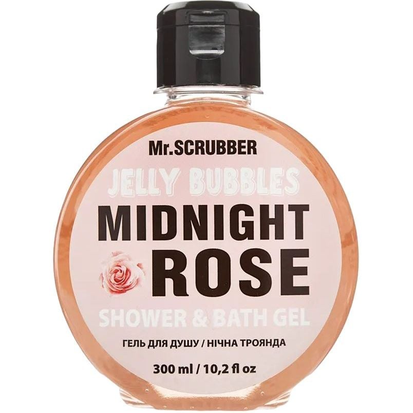 Гель для душу Mr.Scrubber Jelly Bubbles Midnight Rose, 300 мл - фото 1