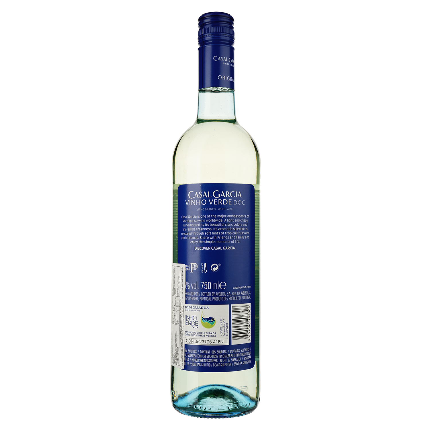 Вино Casal Garcia White Vinho Verde, 8,5%, 0,75 л - фото 2