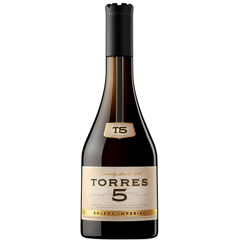 Бренди Torres 5 Solera Imperial, 38%, 0,5 л - фото 1