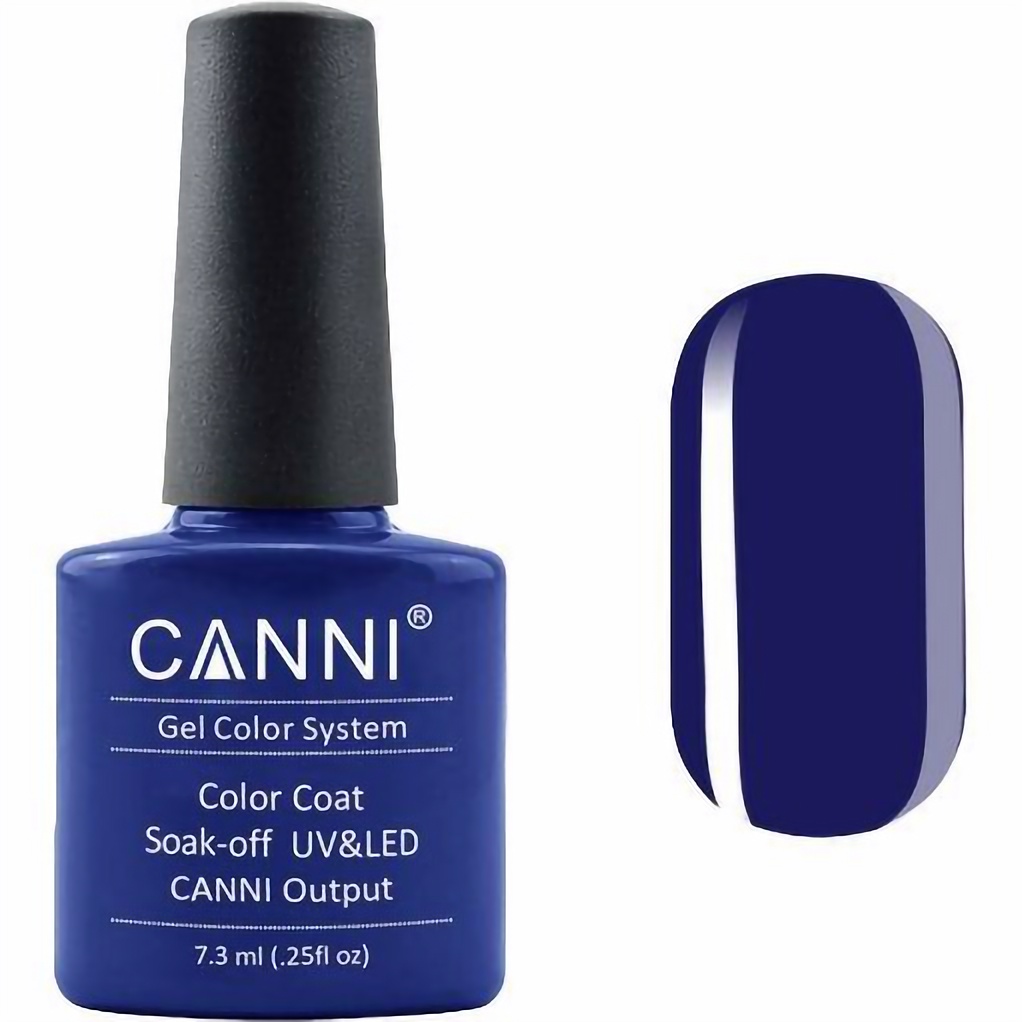 Гель-лак Canni Color Coat Soak-off UV&LED 21 полуночно-синий 7.3 мл - фото 1