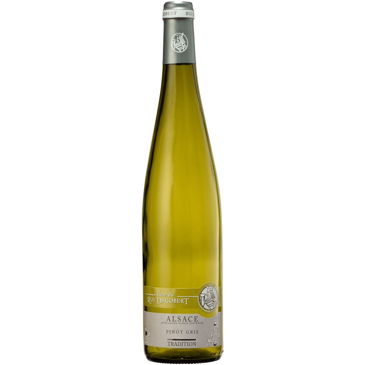 Вино Cave du Roi Dagobert Pinot Gris Tradition, біле, напівсухе, 13%, 0,75 л (8000009384856) - фото 1