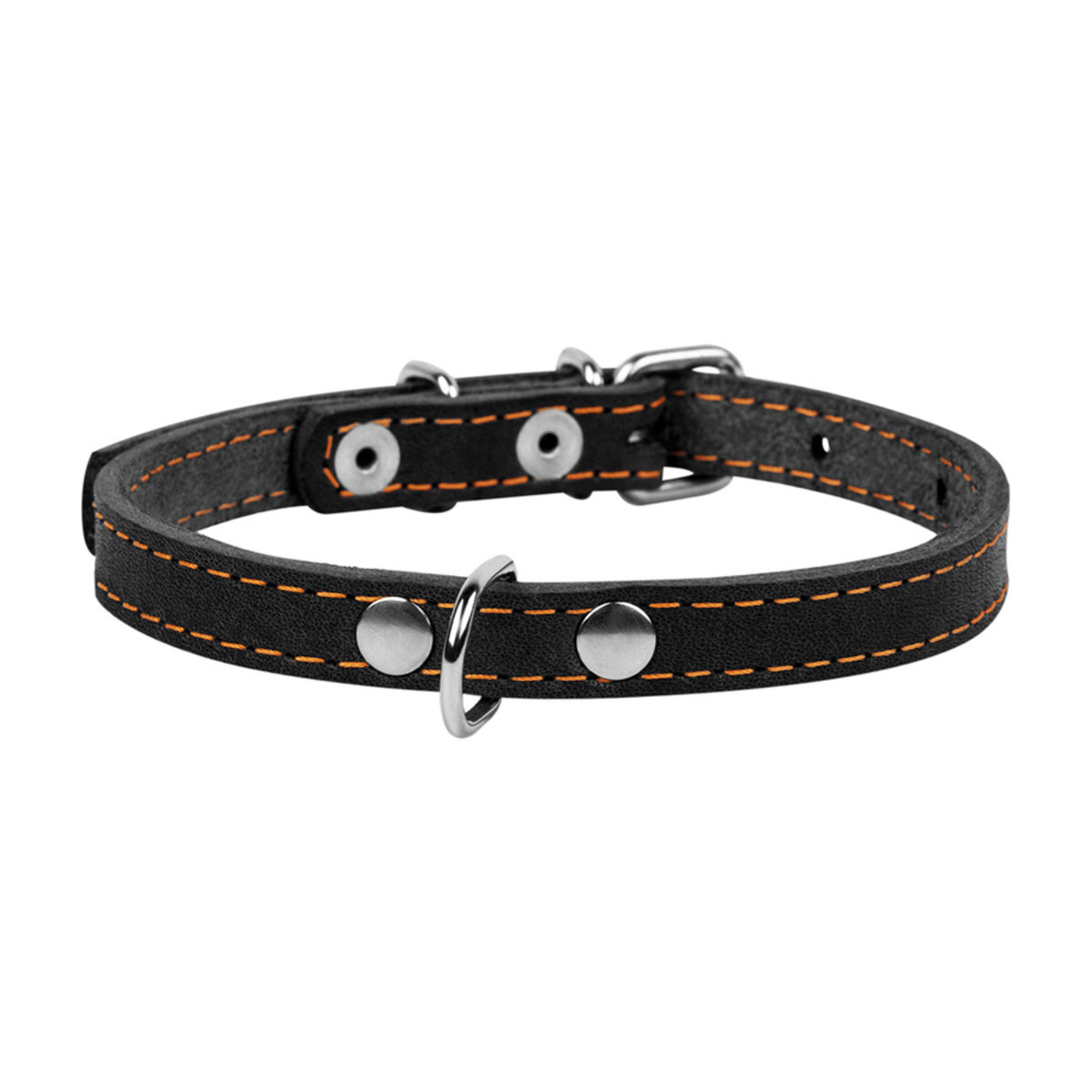 Нашийник Collar одинарний, 27-35х1,4 см, чорний - фото 2