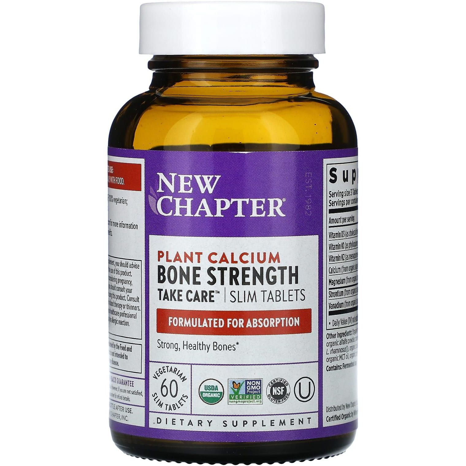 Комплекс для зміцнення кісток New Chapter Bone Strength Take Care 60 таблеток - фото 1