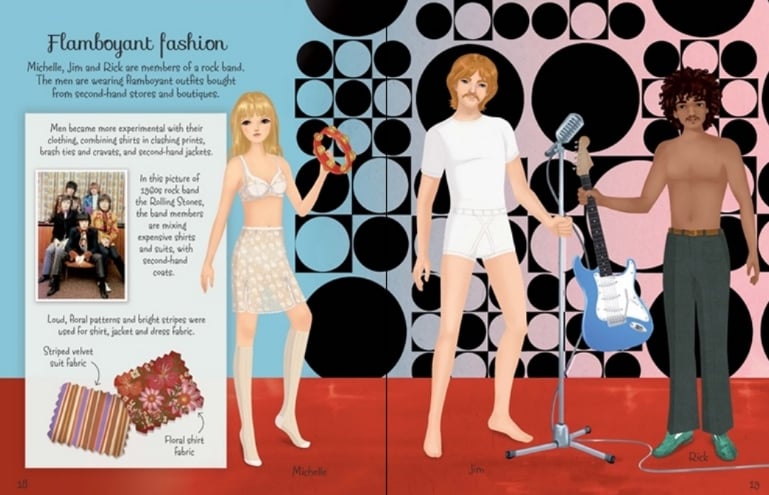 1960s Fashion Sticker Book - Emily Bone, англ. язык (9781474941853) - фото 2