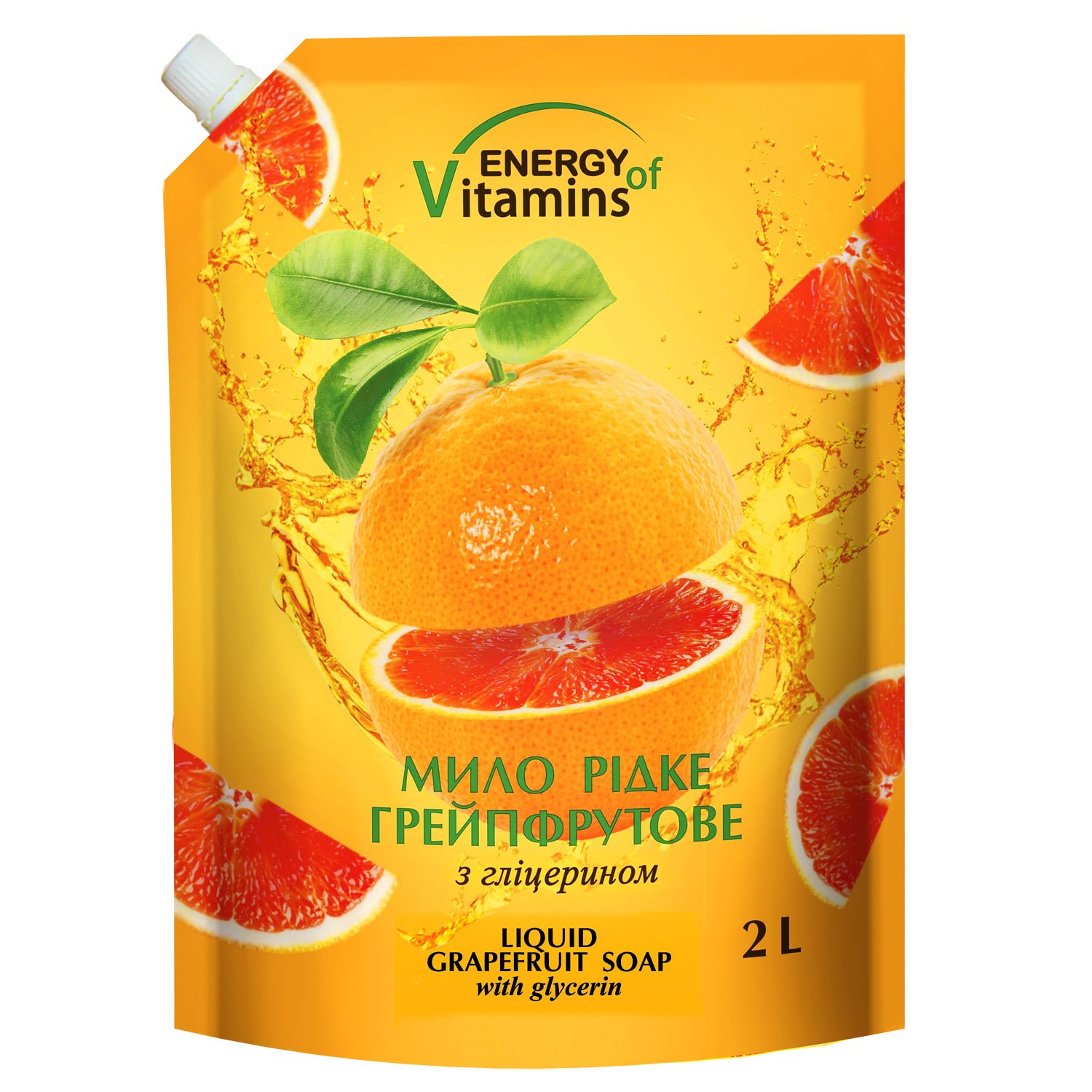 Жидкое мыло Energy of Vitamins Грейпфрут, 2 л - фото 1
