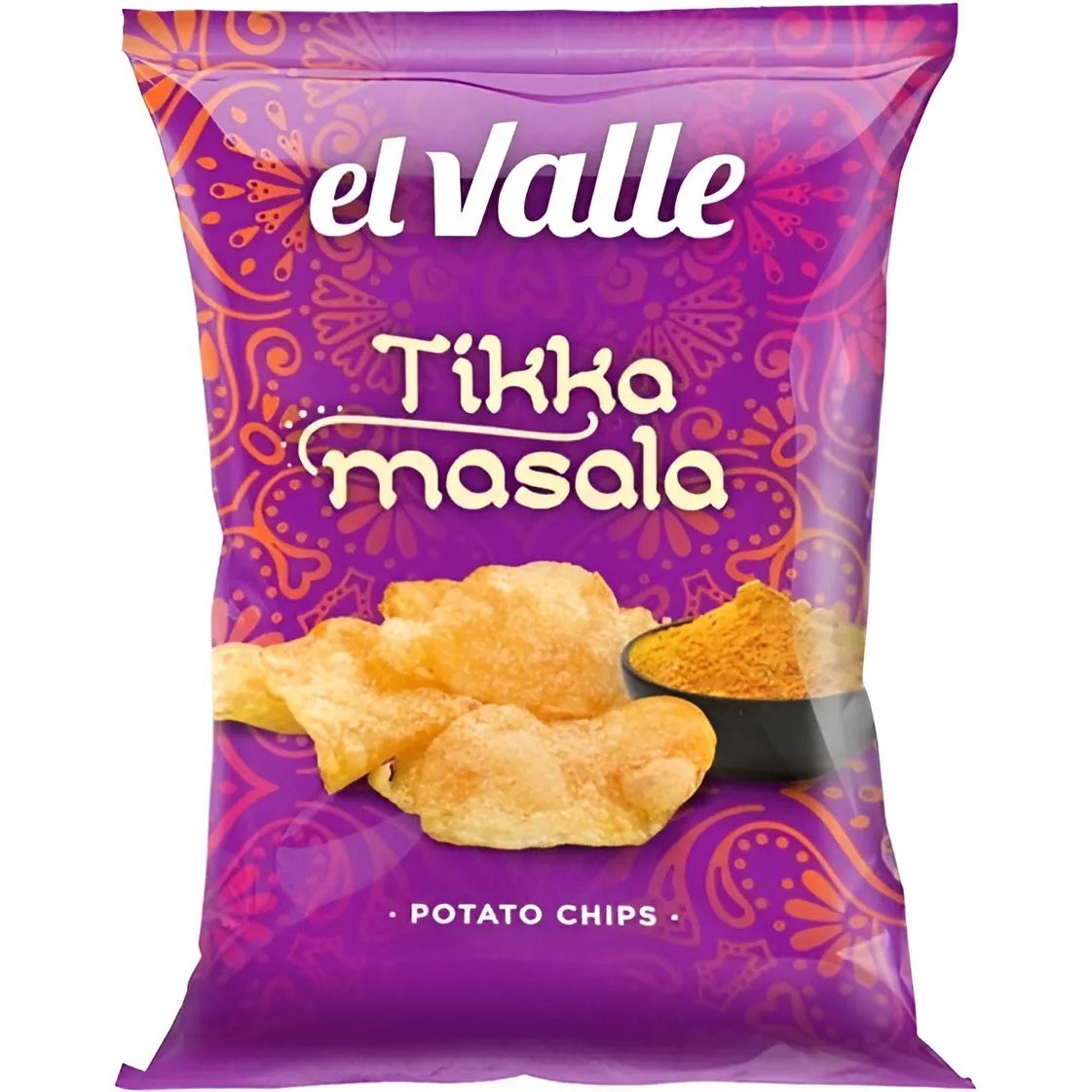 Картофельные чипсы El Valle Tikka Masala 130 г - фото 1