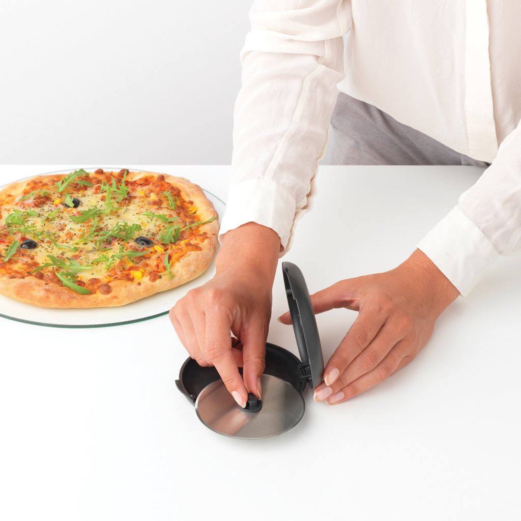 Нож Brabantia для пиццы, черный (123009) - фото 4