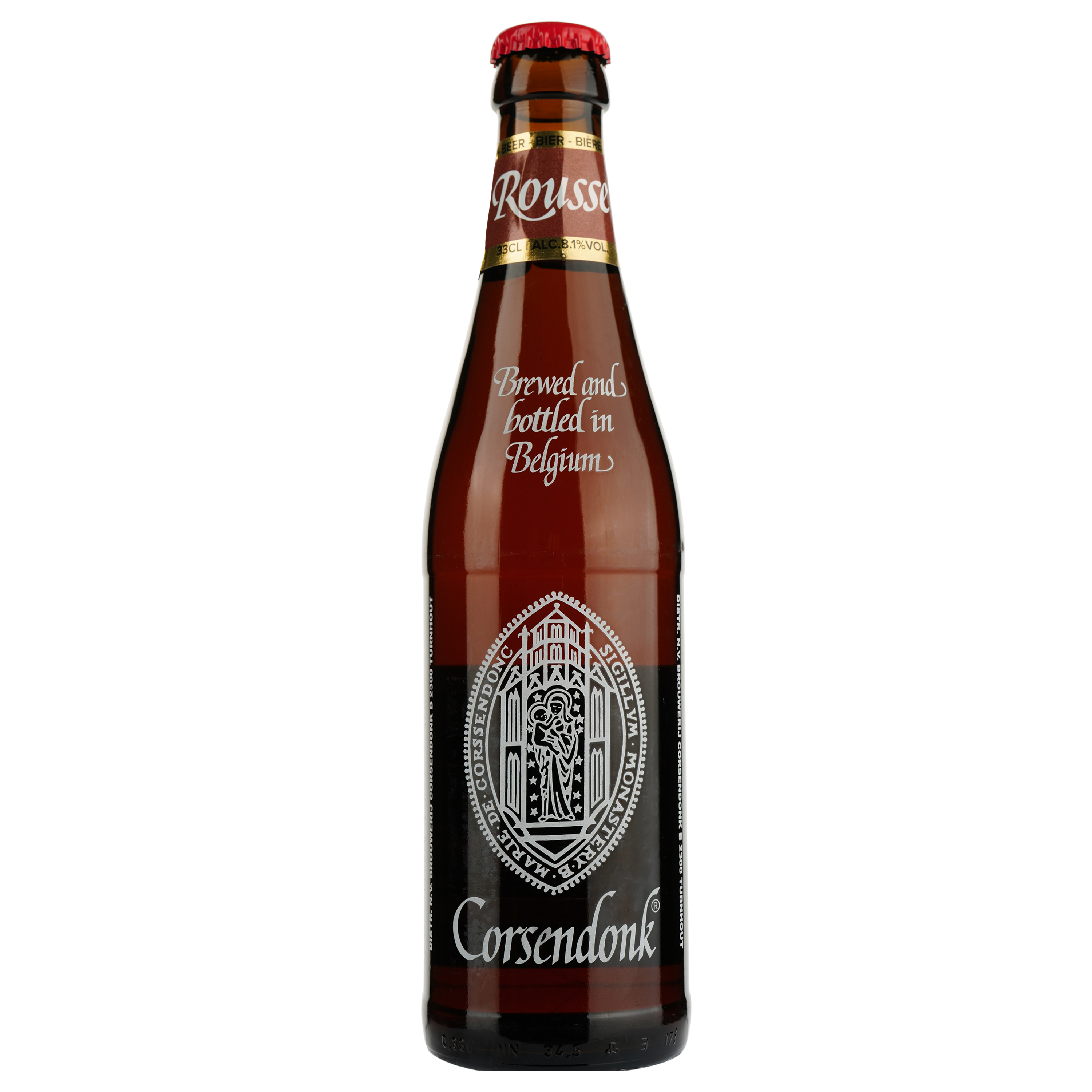 Пиво Corsendonk Rousse янтарное, 8%, 0,33 л (450165) - фото 1