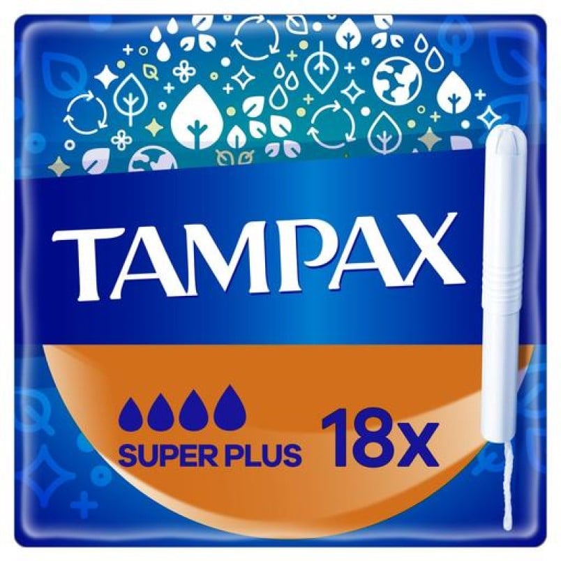 Тампони Tampax Compak Super Plus, з аплікатором, 18 шт. - фото 1