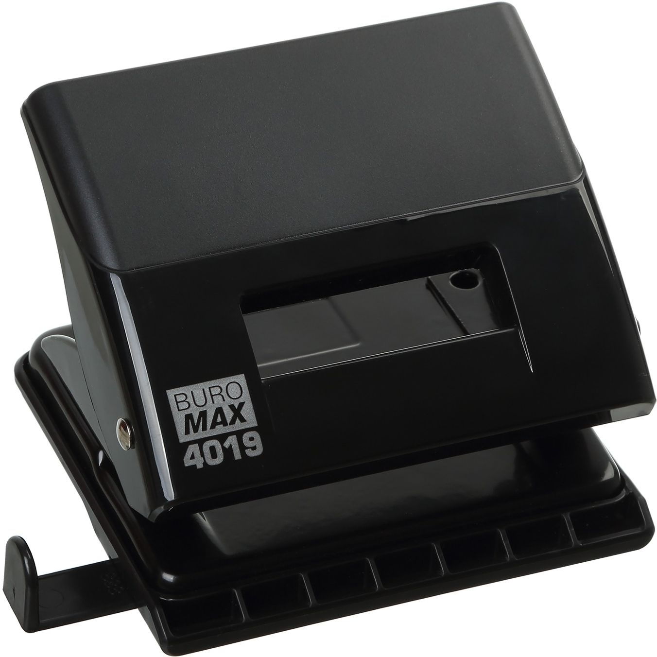 Діркопробивач Buromax Jobmax пластиковий до 20 аркушів чорний (BM.4019-01) - фото 1