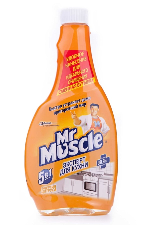 Засіб для кухні Mr Muscle 5в1 Енергія цитруса, змінна пляшка, 550 мл - фото 1