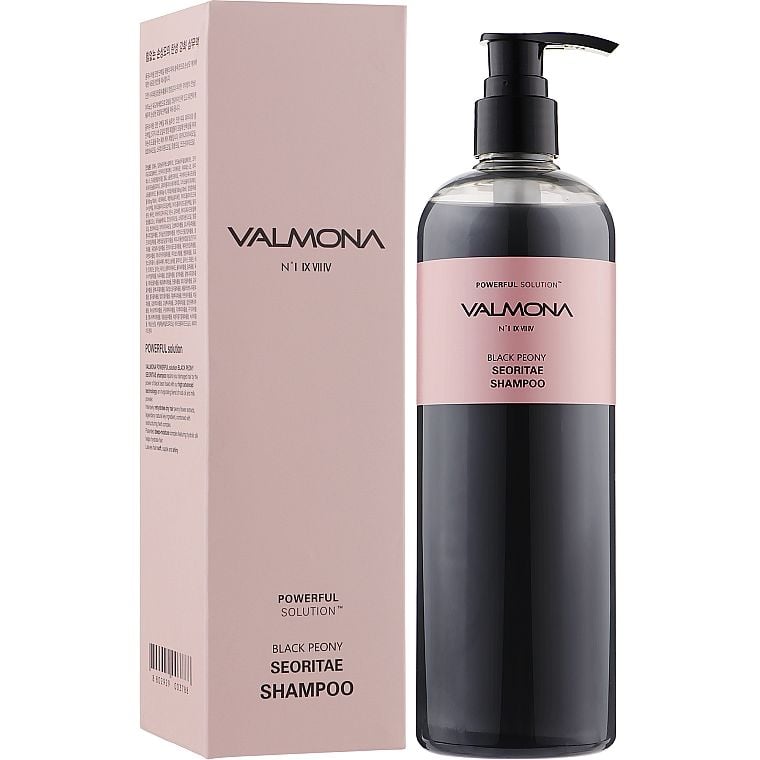 Шампунь для волос Valmona Powerful Solution Black Peony Seoritae Shampoo, 480 мл - фото 1