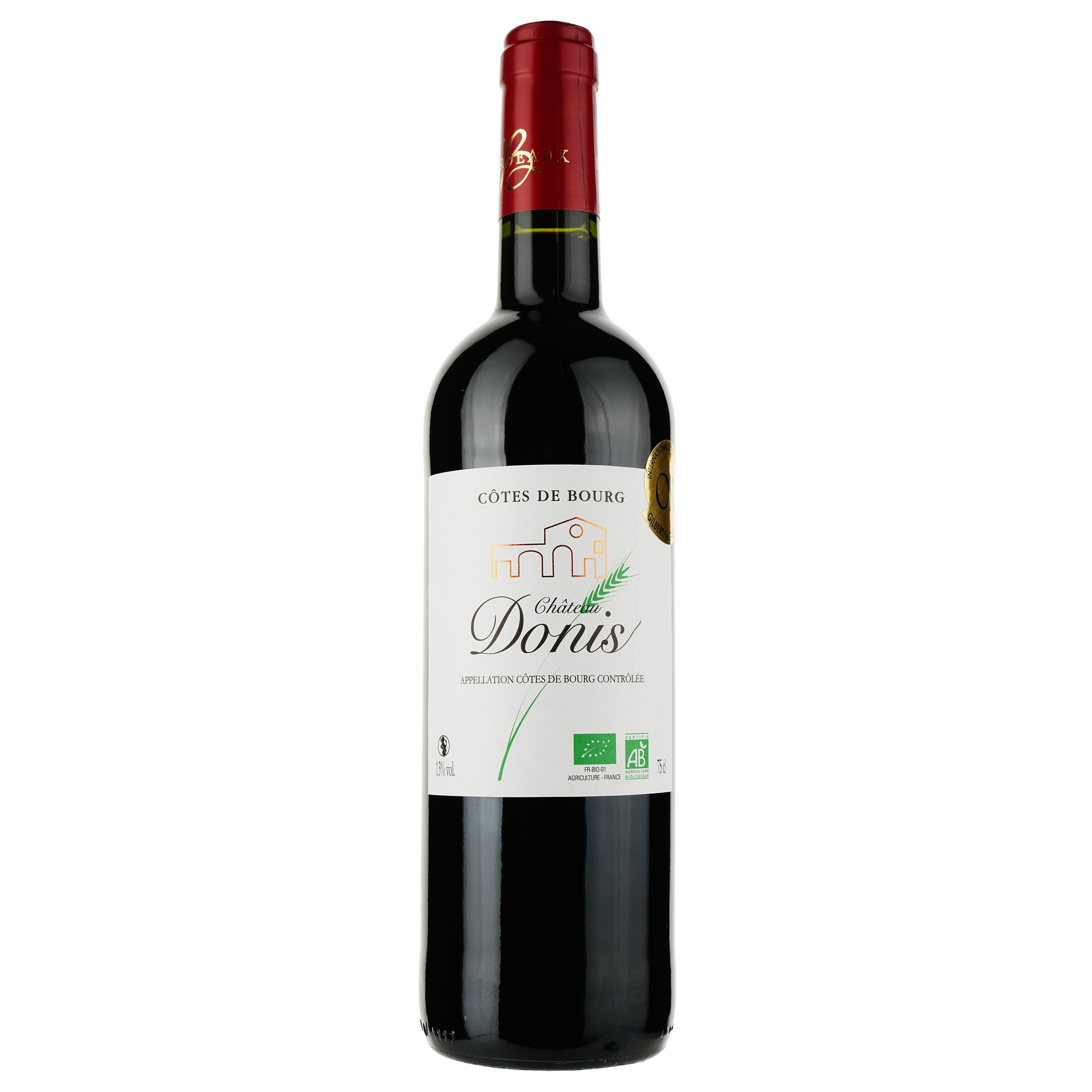 Вино Chateau Donis AOP Cotes de Bourg 2020 червоне сухе 0.75 л - фото 1