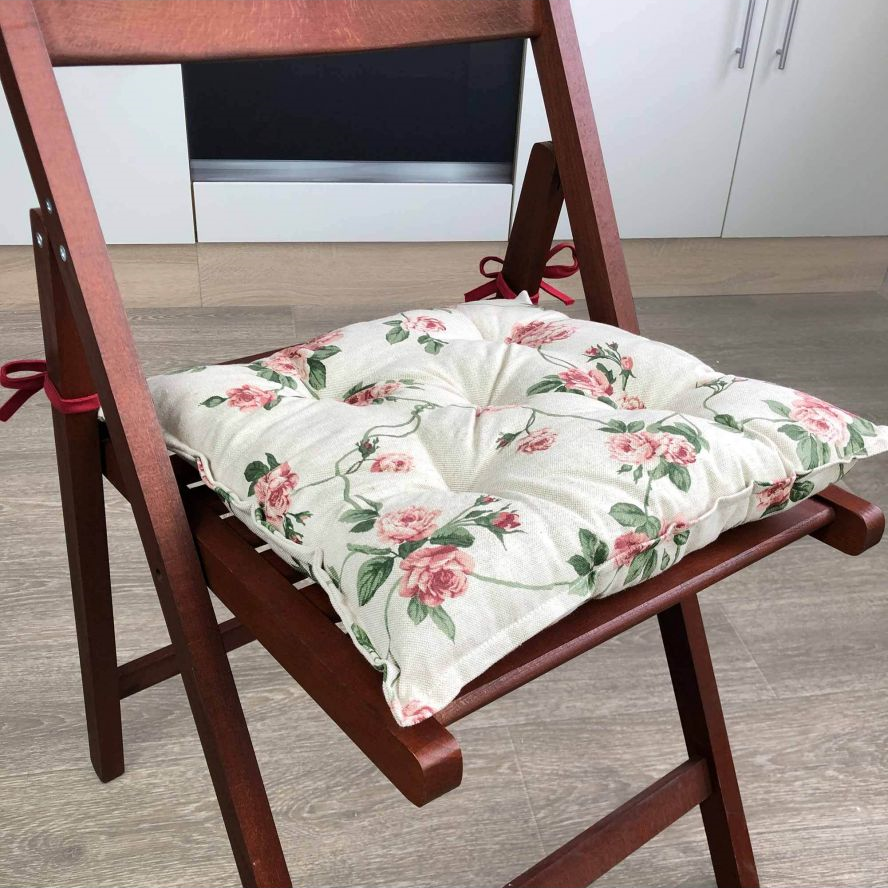 Подушка для стільця Прованс Глорія 40х40 см, квіти (14552) - фото 3