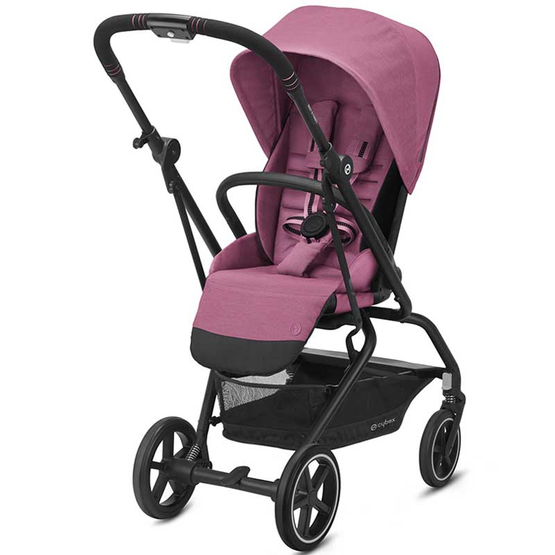 Прогулочная коляска Cybex Eezy S Twist+ 2 BLK B Magnolia Pink Рurple (520001953) - фото 1