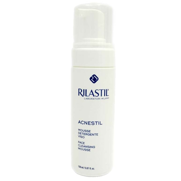 Мус Rilastil Acnestil делікатний очищуючий для шкіри обличчя, схильної до акне, 150 мл - фото 1