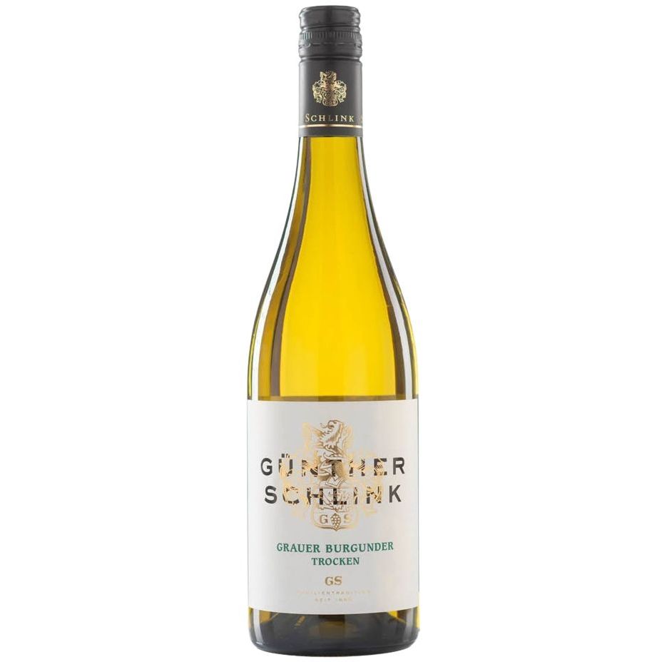 Вино Gunther Schlink Grauer Burgunder Qualitatswein Trocken Nahe біле сухе 0.75 л - фото 1