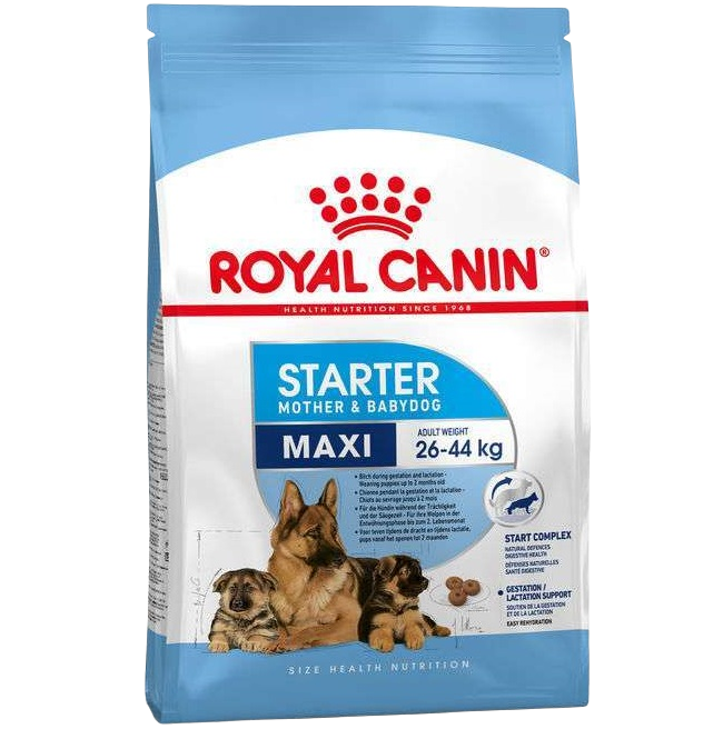 Сухой корм для щенков и кормящих самок крупных пород Royal Canin Maxi Starter, 15 кг (2994150) - фото 1