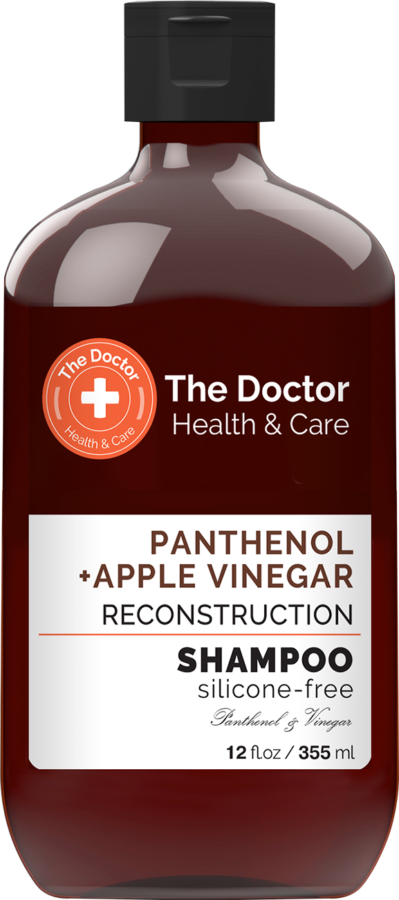 Шампунь The Doctor Health & Care Panthenol + Apple Vinegar Reconstruction Shampoo, 355 мл - фото 1