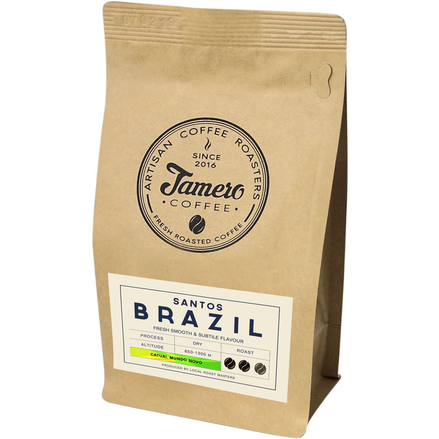 Кава в зернах Jamero Brazil Santos 500 г - фото 2