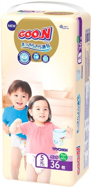 Подгузники-трусики Goo.N Premium Soft 5 (12-17 кг), 36 шт. - фото 2
