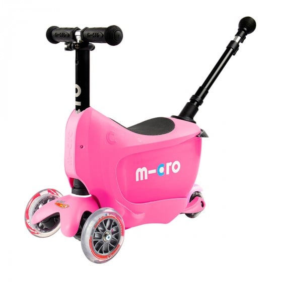Самокат Micro Mini2go Deluxe Plus, рожевий (MMD033) - фото 1