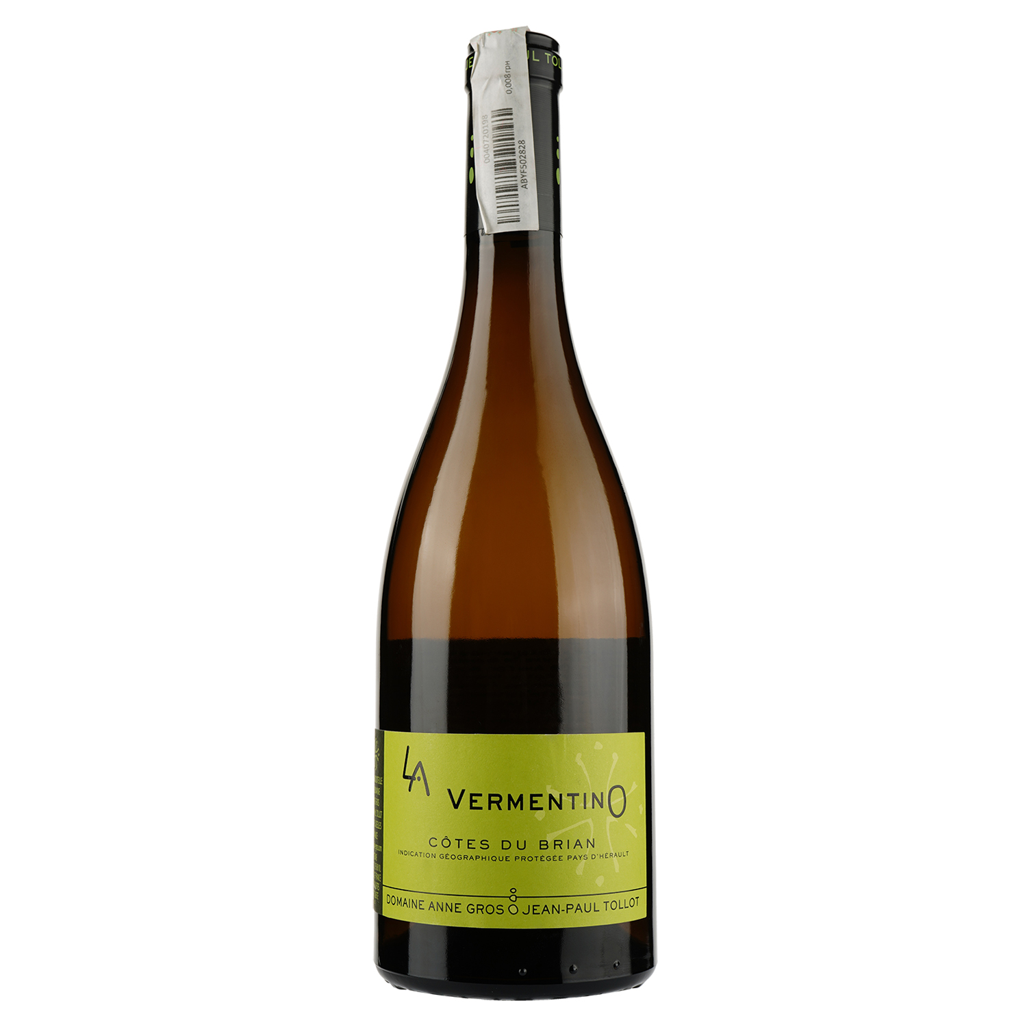 Вино Domaine Anne Gros&Jean-Paul Tollot Vermentino Cotes du Brian, біле, сухе, 11%, 0,75 л (812103) - фото 1