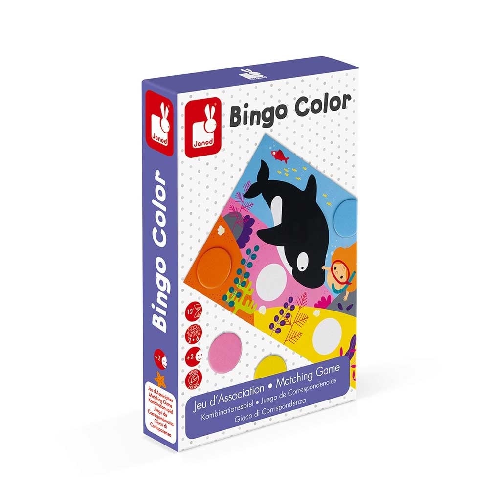 Настольная игра Janod Бинго Изучение цвета (J02693) - фото 1