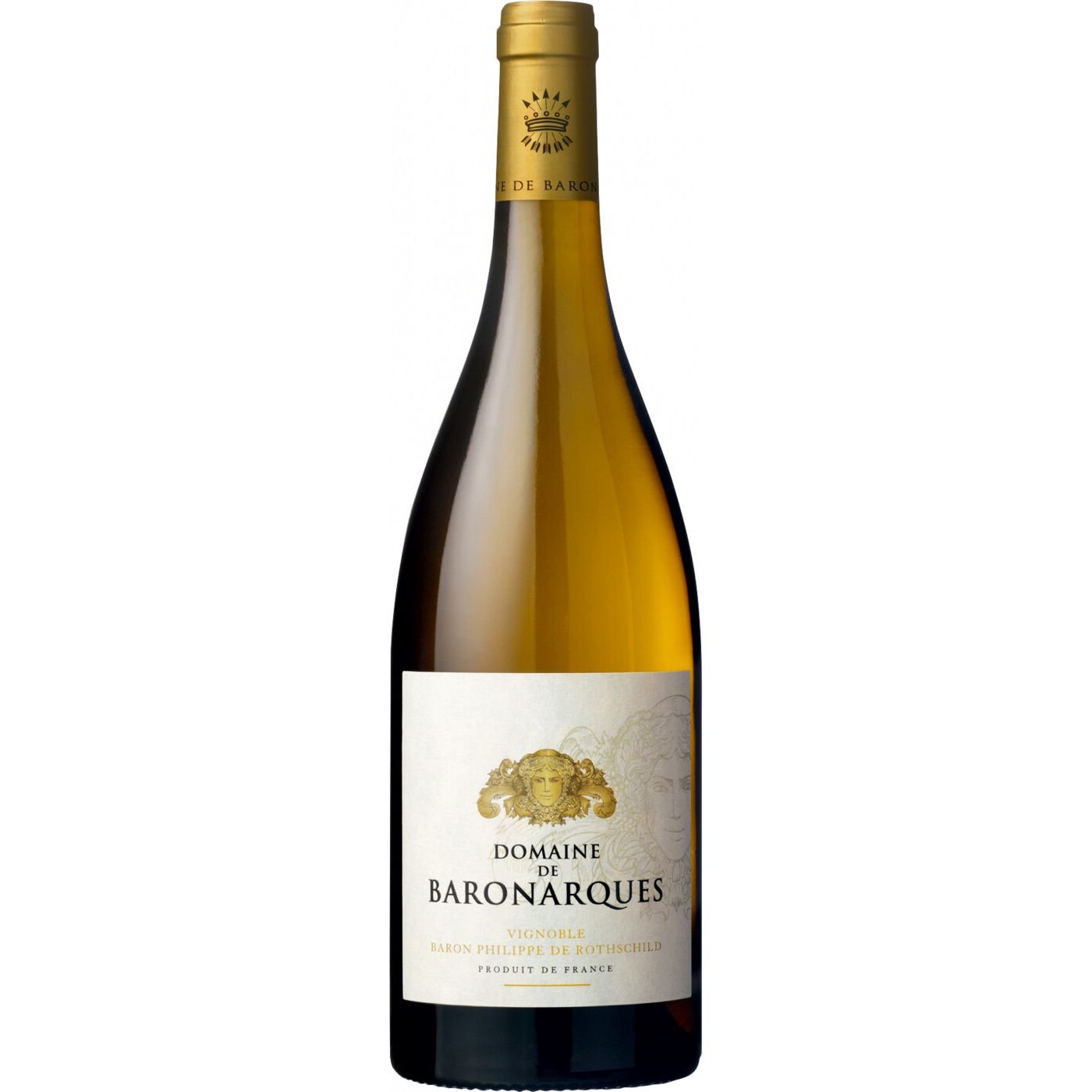 Вино Domaine de Baronarques Limoux Chardonnay, біле, сухе, 0,75 л - фото 1