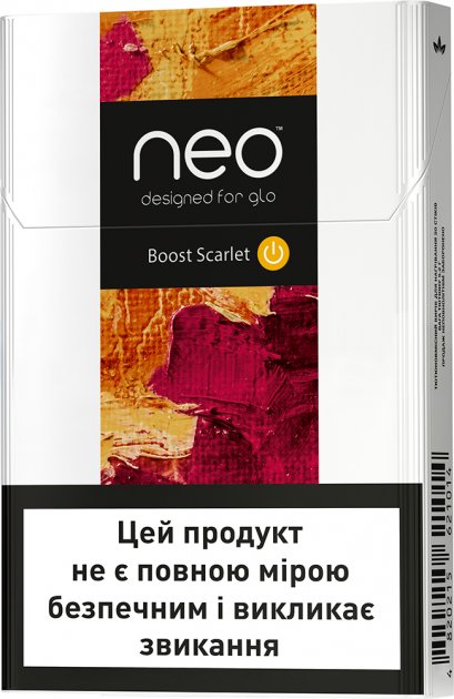 Стики для электрического нагрева табака Neo Stic Boost Scarlet, 1 пачка (20 шт.) (808942) - фото 1