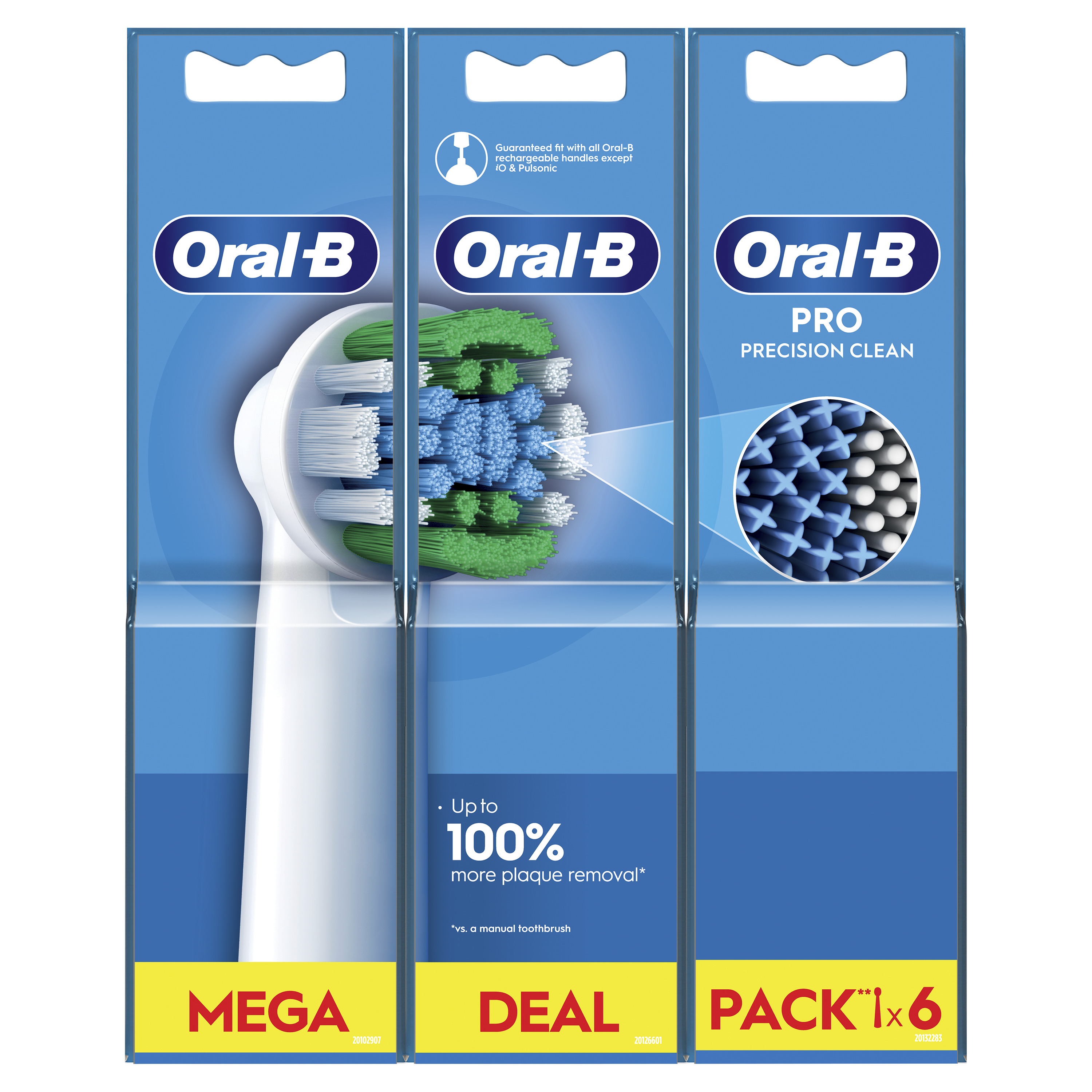 Насадка для електричної зубної щітки Oral-B Pro Precision Clean 6 шт. - фото 2
