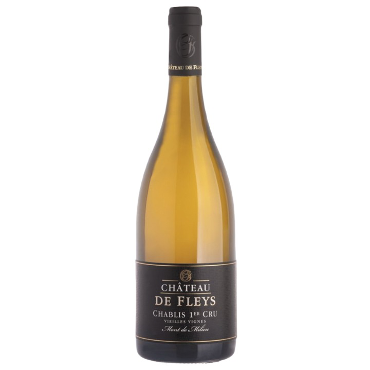 Вино Chateau De Fleys Chablis 1er Cru Mont De Milieu Vieilles Vignes, біле, сухе, 13%, 0,75 л - фото 1