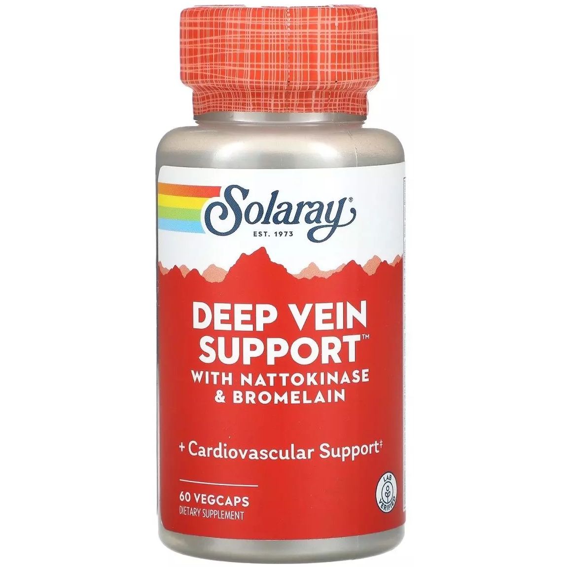 Поддержка глубоких вен Solaray Deep Vein Support 60 вегетарианских капсул - фото 1