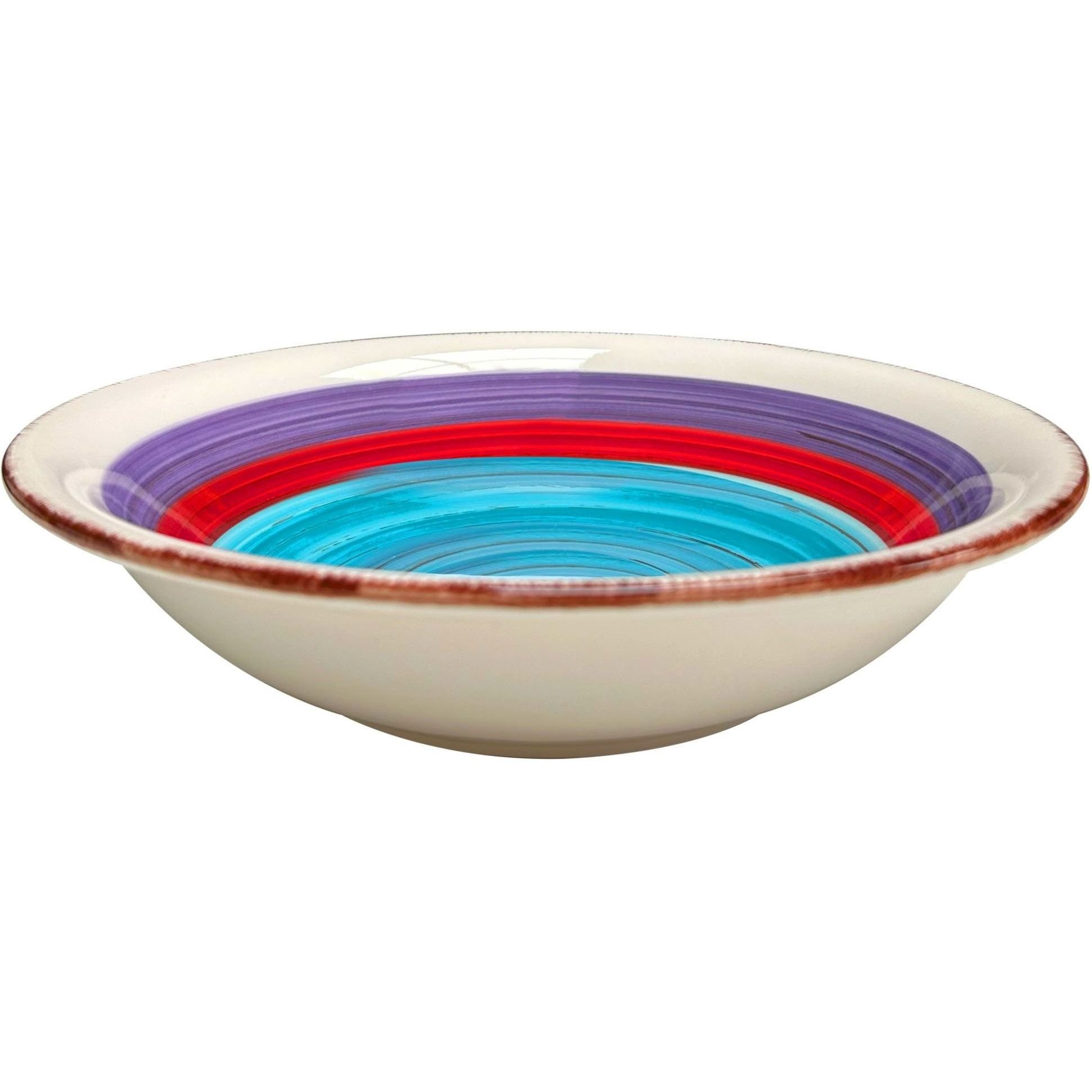 Тарелка суповая Keramia Colorful 21 см (24-237-103) - фото 1