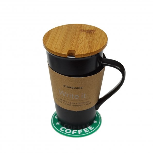 Чашка з кришкою Supretto Starbucks Memo, 500 мл (5161) - фото 8