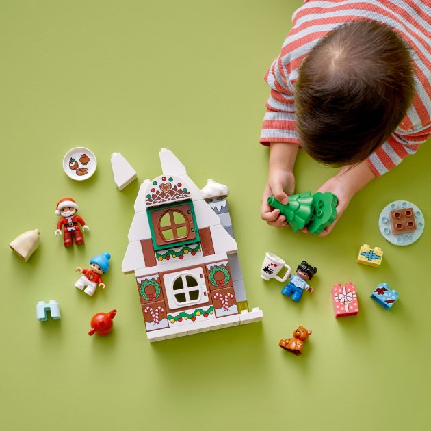 Конструктор LEGO DUPLO Пряничний будиночок Санти, 50 деталей (10976) - фото 7
