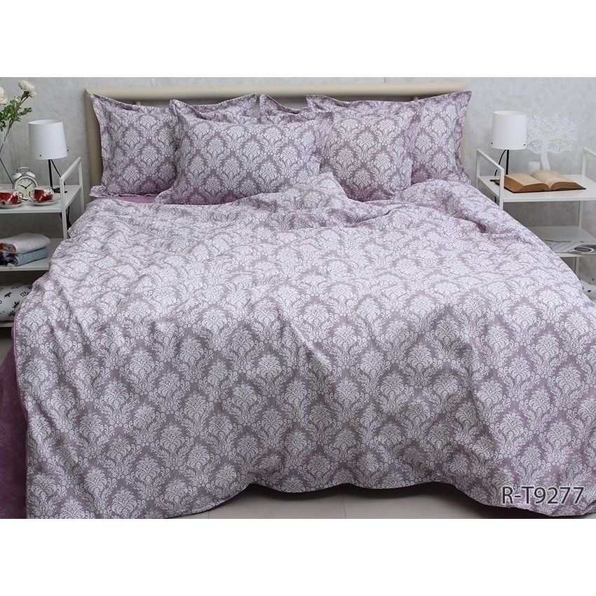 Комплект постельного белья TAG Tekstil с компаньоном 2-спальный Разноцветный 000240789 (R-T9277) - фото 1