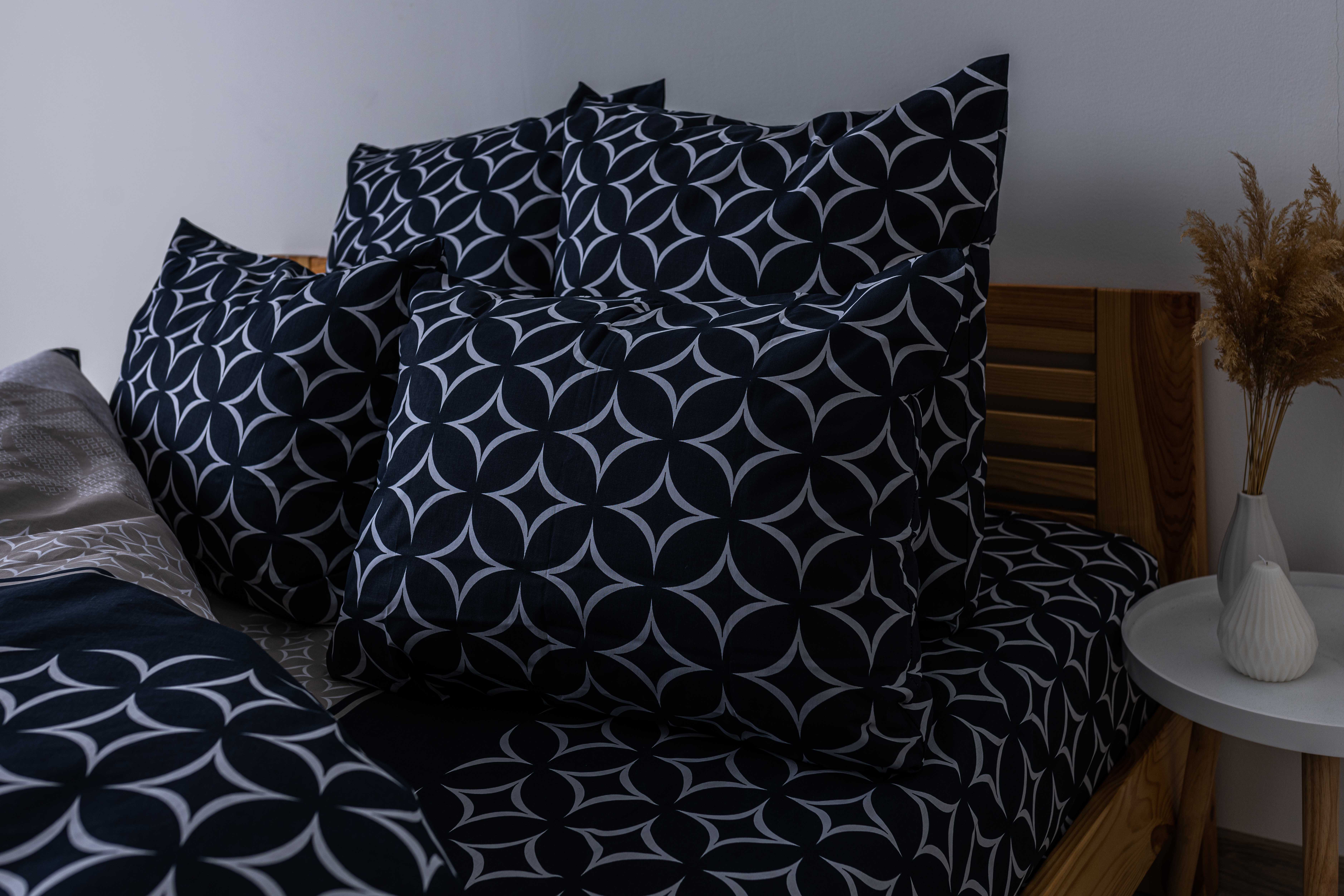 Комплект постельного белья ТЕП Soft dreams 329 Gatsby евро синий с бежевым (2-03859_25663) - фото 3