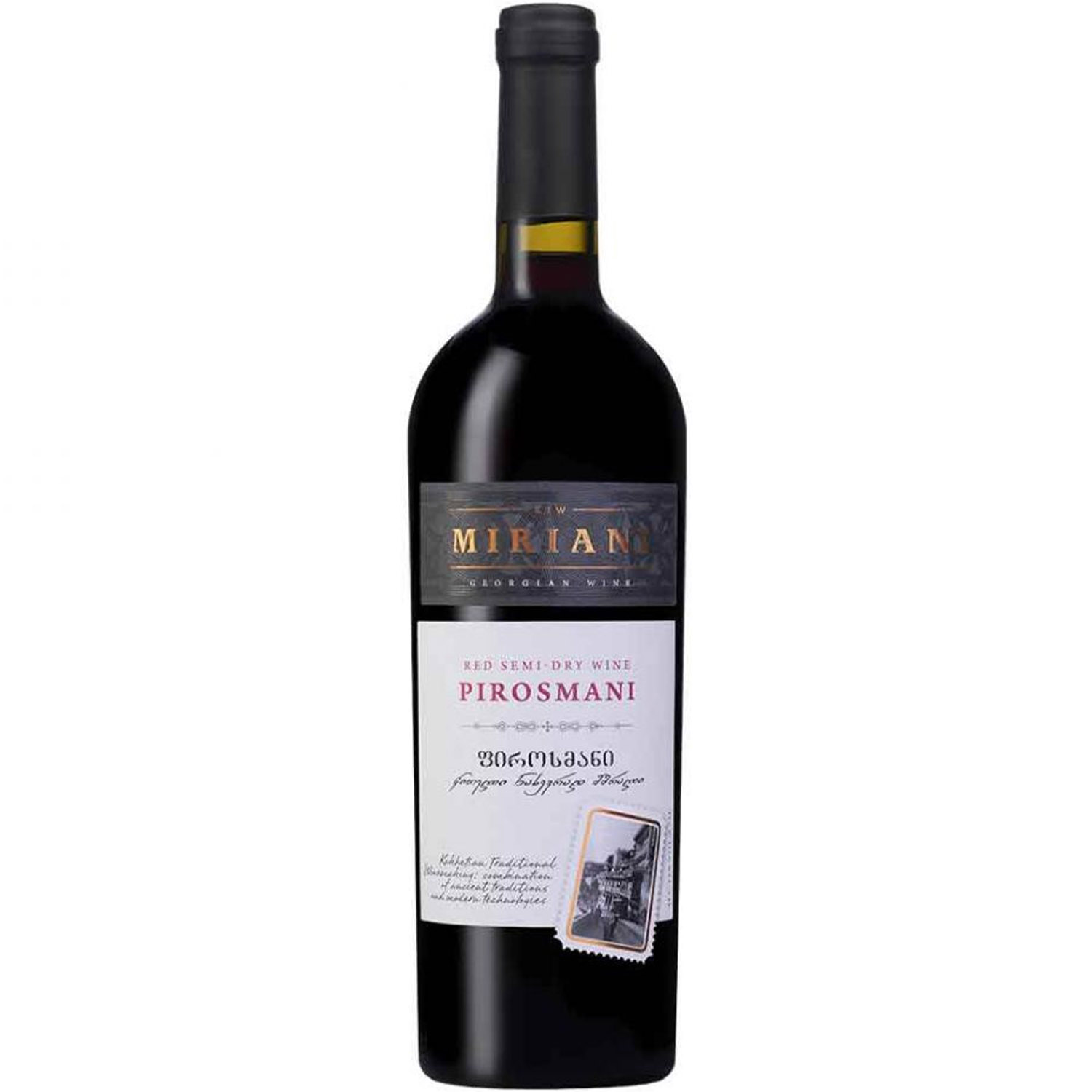 Вино Miriani Pirosmani красное полусухое 0.75 л - фото 1