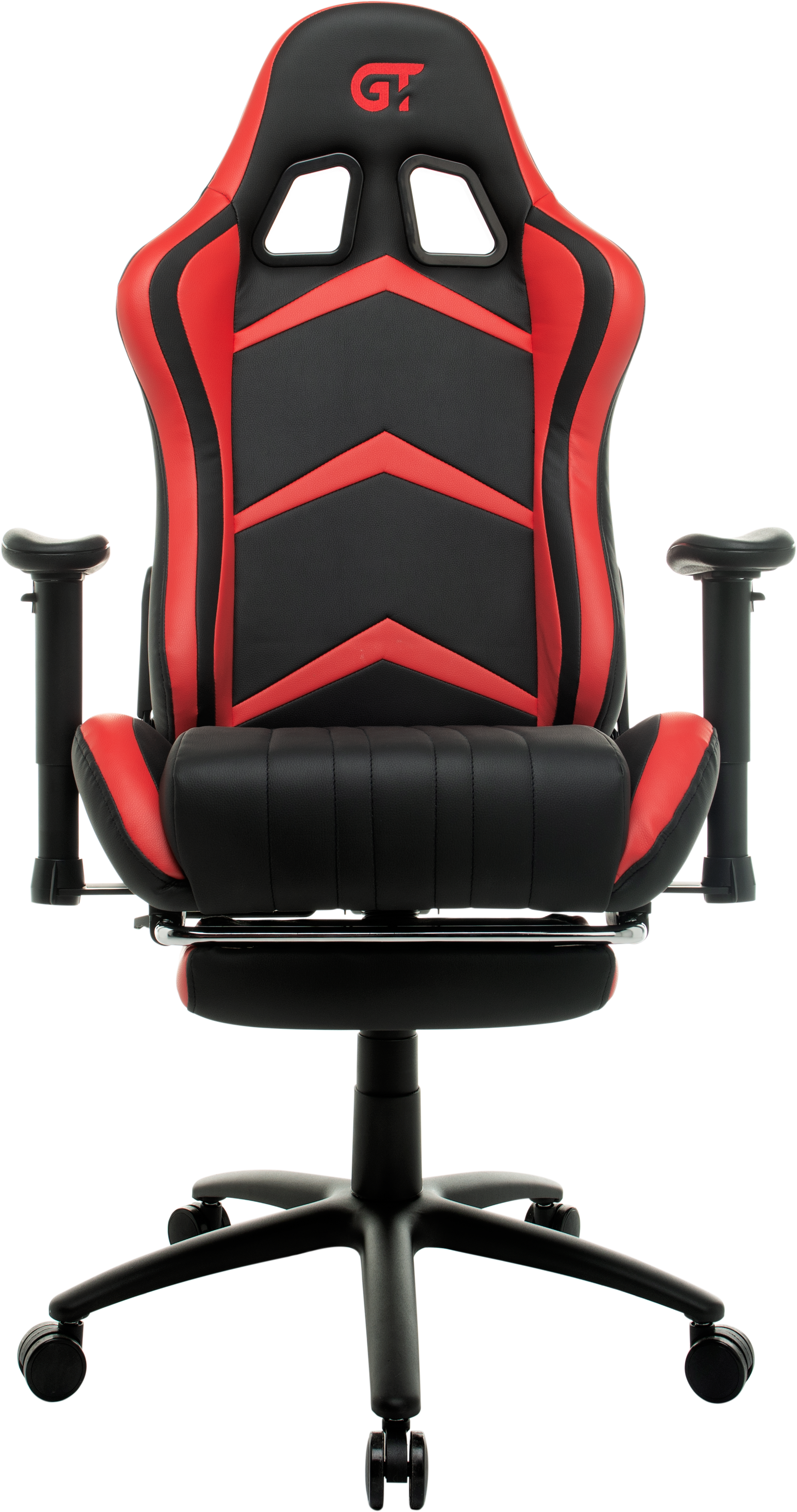 Геймерское кресло GT Racer черное с красным (X-2534-F Black/Red) - фото 2